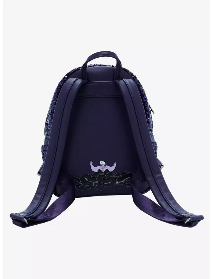 LOUNGEFLY URSULA SEQUIN MINI BACKPACK 