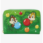 LOUNGEFLY CHIP AND DALE ORNAMENTS ZIP WALLET