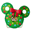 LOUNGEFLY CHIP AND DALE FIGURAL WREATH CROSS BODY BAG