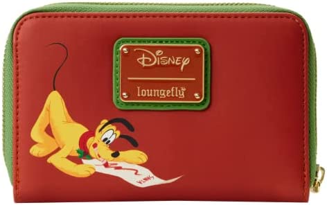 LOUNGEFLY MICKEY AND MINNIE FIREPLACE ZIP WALLET