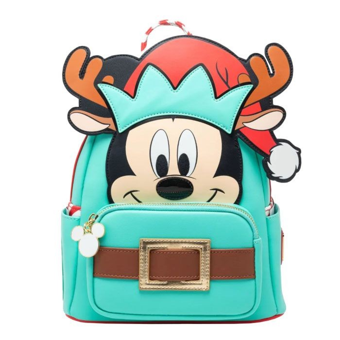 LOUNGEFLY DISNEY MICKEY COSPLAY REINDEER BACKPACK
