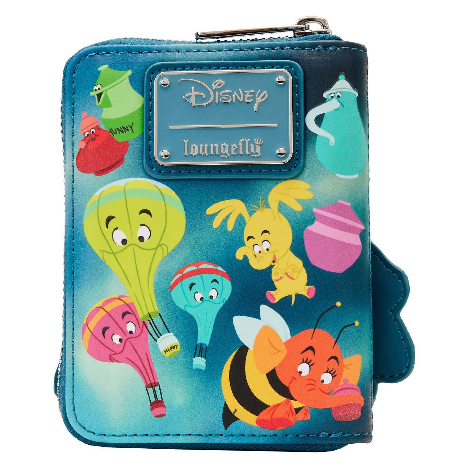 LOUNGEFLY WINNIE THE POOH HEFFA DREAMS GLOW IN THE DARK ZIP WALLET