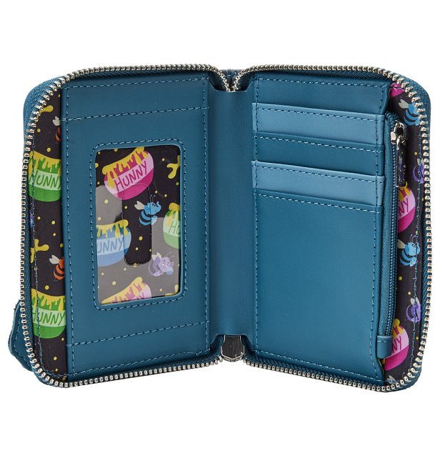 LOUNGEFLY WINNIE THE POOH HEFFA DREAMS GLOW IN THE DARK ZIP WALLET