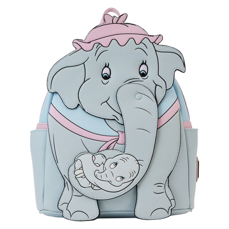 LOUNGEFLY DISNEY MRS JUMBO CRADLE TRUNK BACKPACK