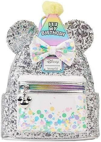 LOUNGEFLY MICKEY AND FRIENDS BIRTHDAY CELEBRATIONS MINI BACK PACK