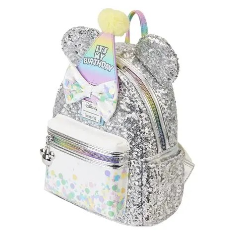 LOUNGEFLY MICKEY AND FRIENDS BIRTHDAY CELEBRATIONS MINI BACK PACK