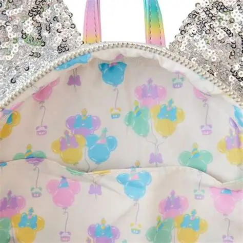 LOUNGEFLY MICKEY AND FRIENDS BIRTHDAY CELEBRATIONS MINI BACK PACK
