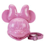 LOUNGEFLY MINNIE MOUSE FACE FIGURAL CROSS BODY BAG