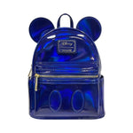 LOUNGEFLY MICKEY MOUSE BLUE OIL SLICK MINI BACKPACK