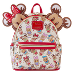 LOUGEFLY DISNEY MICKEY AND FRIENDS GINGERBREAD COOKIEV AOP EAR BACKPACK