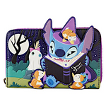LOUNGEFLY STITCH TELLS SPOOKY STORIES ZIP WALLET