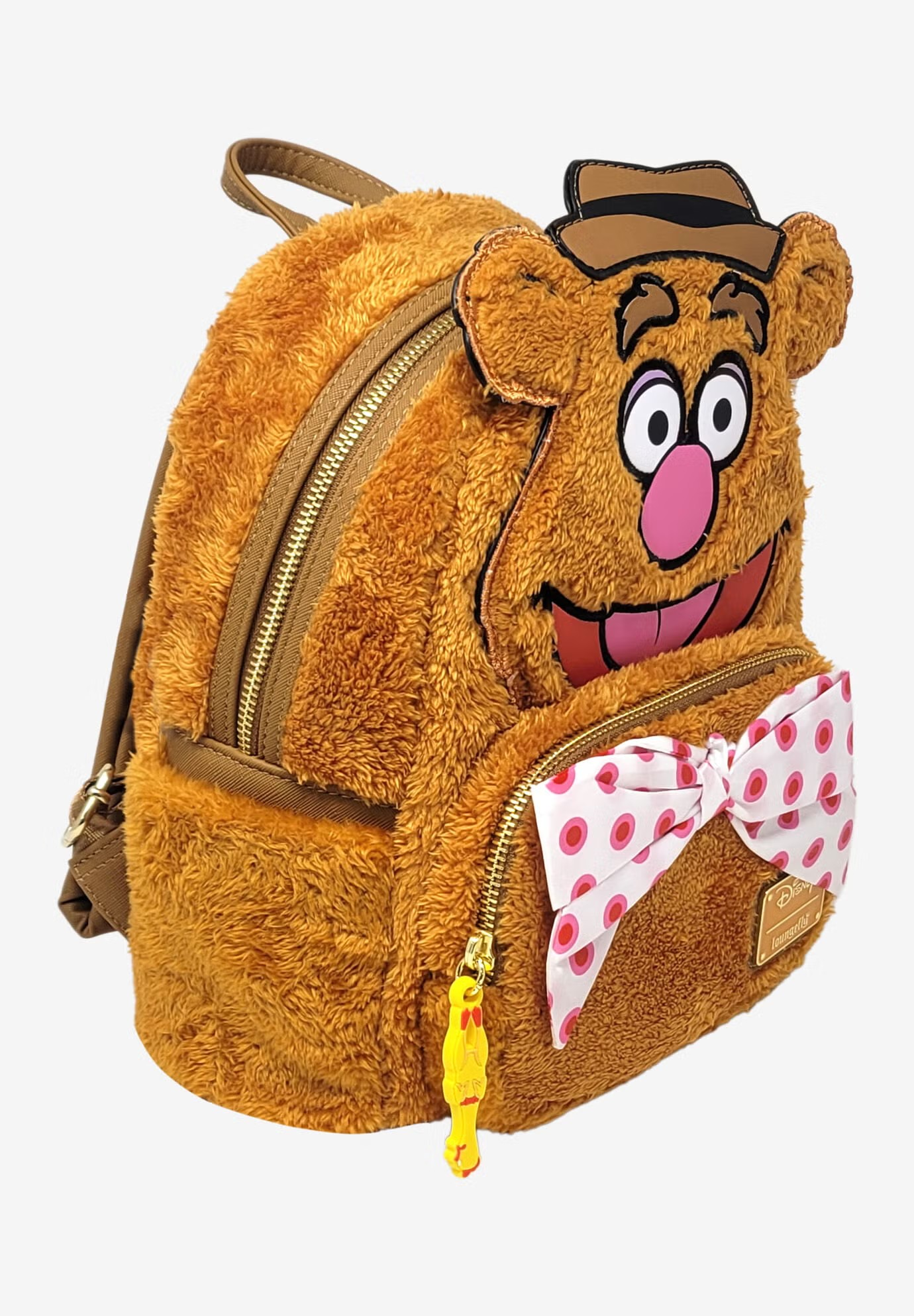 LOUNGEFLY MUPPETS FOZZIE BEAR BACKPACK