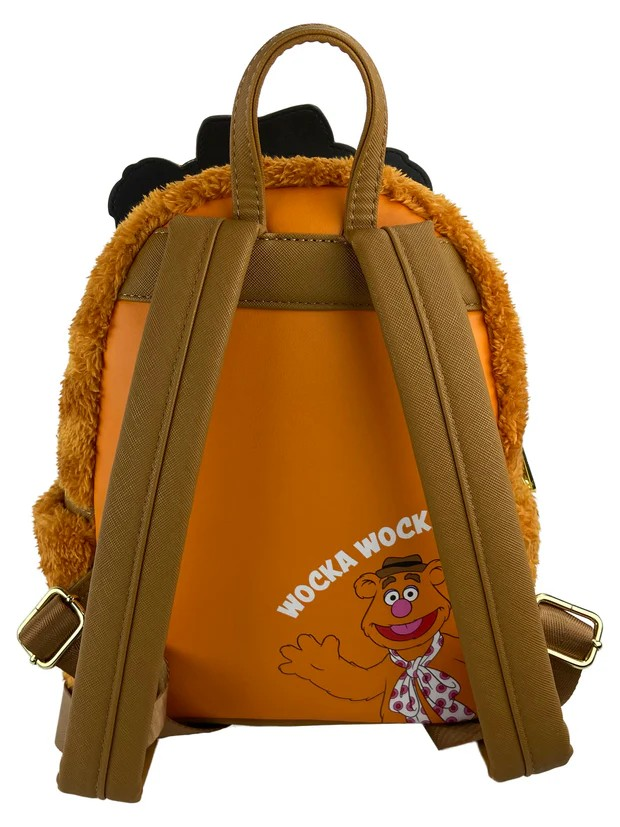 LOUNGEFLY MUPPETS FOZZIE BEAR BACKPACK