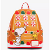 LOUNGEFLY PEANUTS SNOOPY GINGERBREAD HOUSE BACKPACK