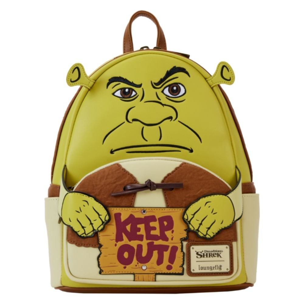 LOUNGEFLY SHREK KEEP OUT BACKPACK