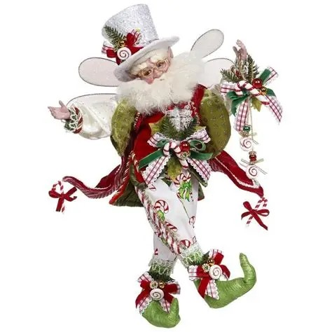 MARK ROBERTS CANDY CANE FAIRY MEDIUM