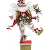 MARC ROBERTS CANDY CANE FAIRY STOCKING HOLDER
