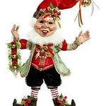 MARK ROBERTS MINGLE AND JINGLE ELF MEDIUM 