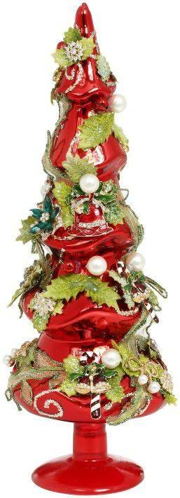 MARK ROBERTS RED JEWELED TREE 