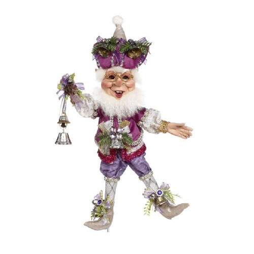 MARK ROBERTS SILVER BELLS ELF SMALL 