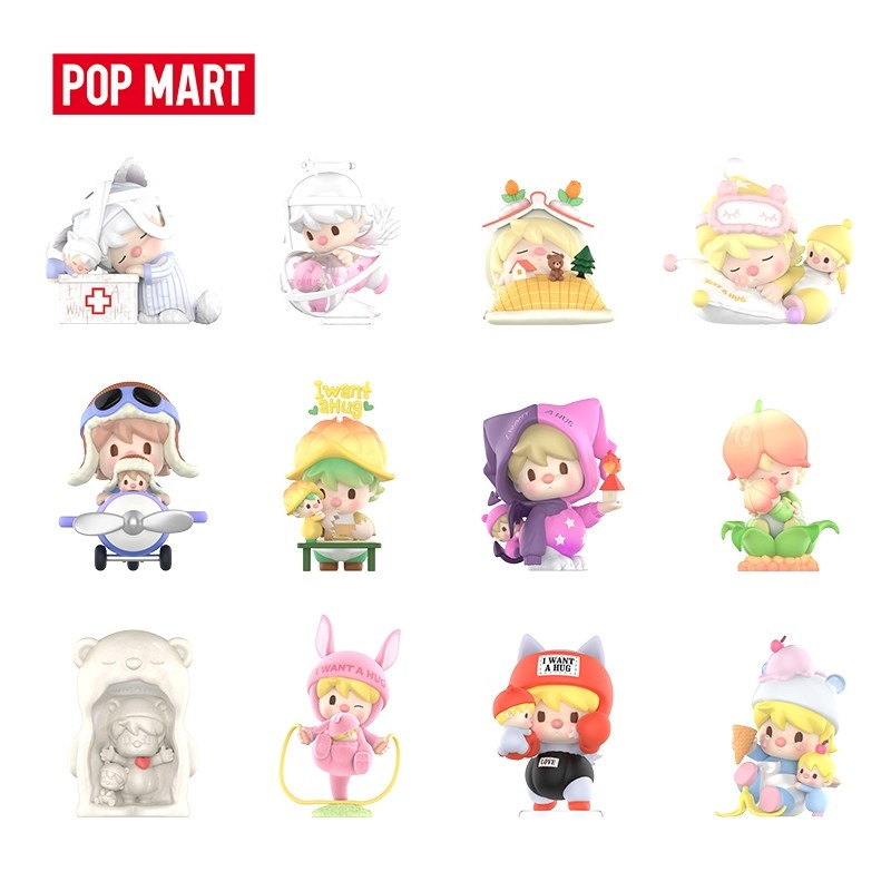 POPMART SWEET BEAN I WANT A HUG FIGURE BLIND BOX