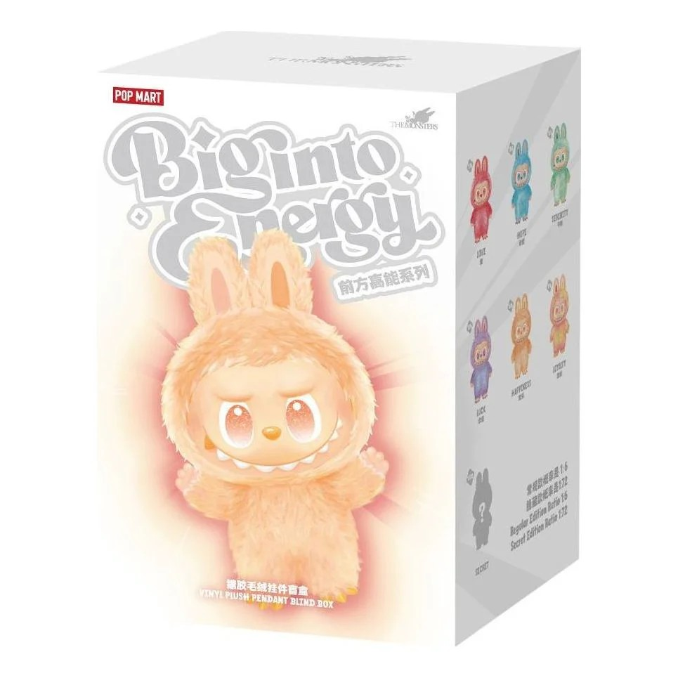 POPMART LABUBU BIG INTO ENERGY PLUSH PENDANT BLIND BOX