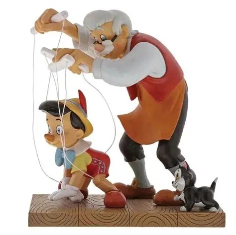DISNEY ENCHANTING COLLECTION LITTLE WOODEN HEAD PINOCCHIO FIGURE
