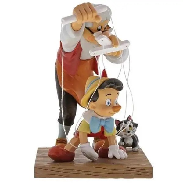 DISNEY ENCHANTING COLLECTION LITTLE WOODEN HEAD PINOCCHIO FIGURE