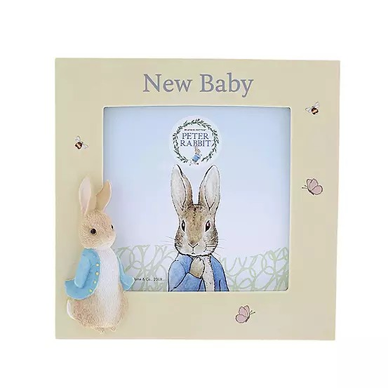 PETER RABBIT NEW BABY PHOTO FRAME