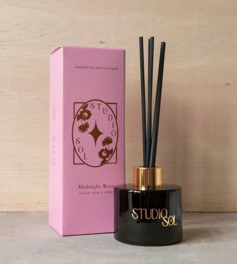 MIDNIGHT ROSE GRASSE ROSE AND SPICE DIFFUSER 100ML