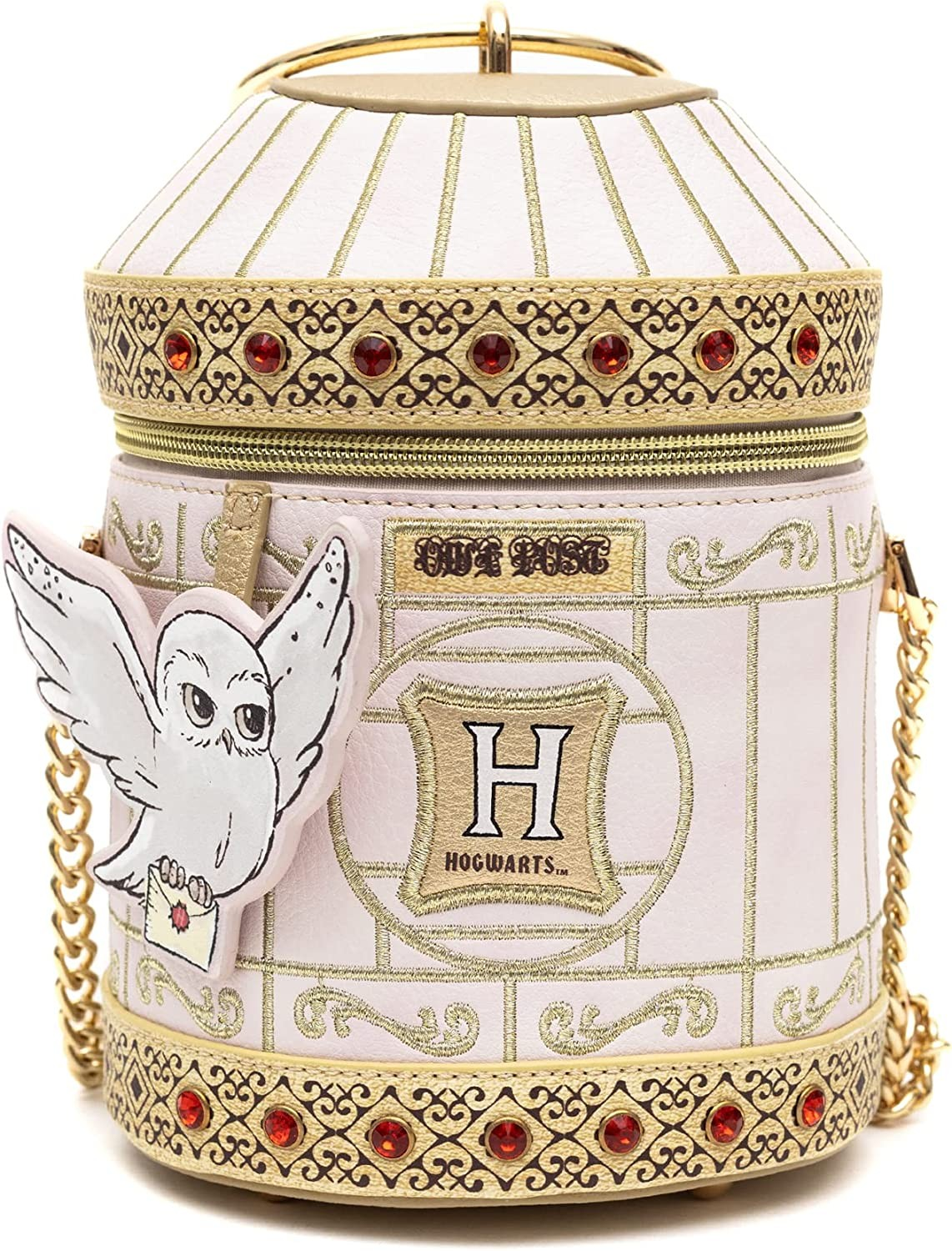 DANIELLE NICOLE HARRY POTTER PINK BIRDCAGE CROSSBODY BAG