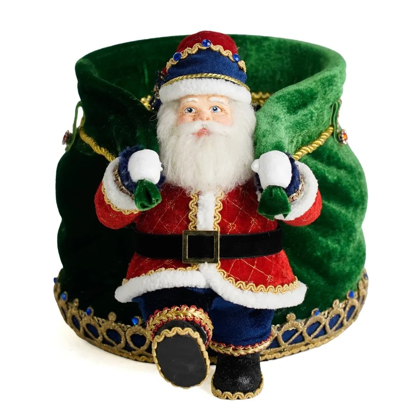 KATHERINE COLLECTION LITTLE SANTA WITH BIG LOLLY BAG