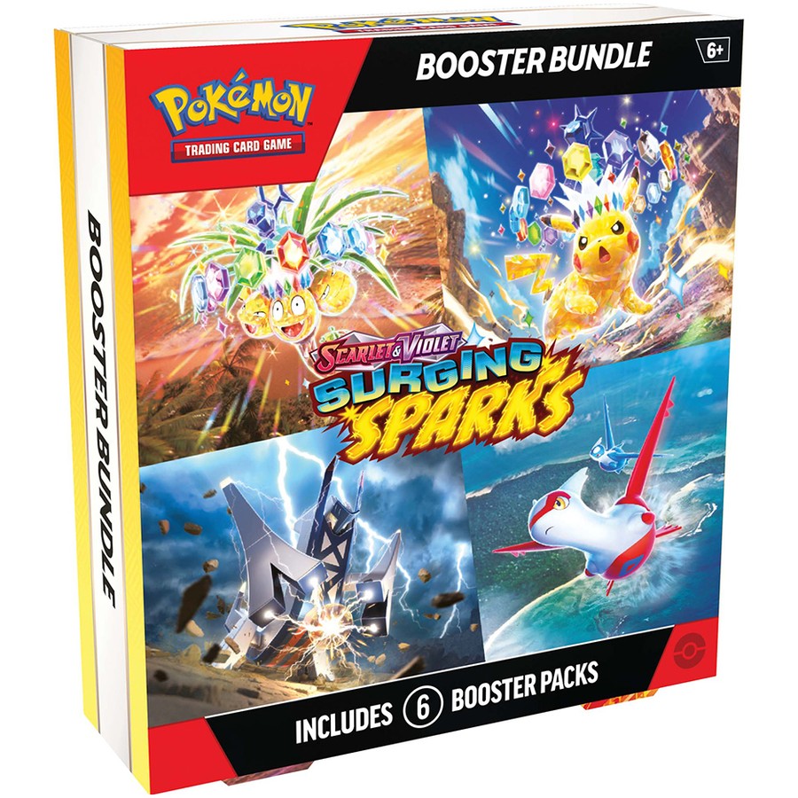 POKEMON SURGING SPARKS 6 BOOSTER PACKS