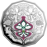 FESTIVE FLORALS 2025 50 CENT FINE SILVER PROOF COIN