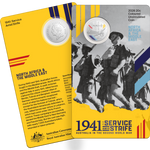 1941 SERVICE AMID STRIFE AUSTRALIA IN THE SECOND WORLD WAR COIN WOMENS SERVICES