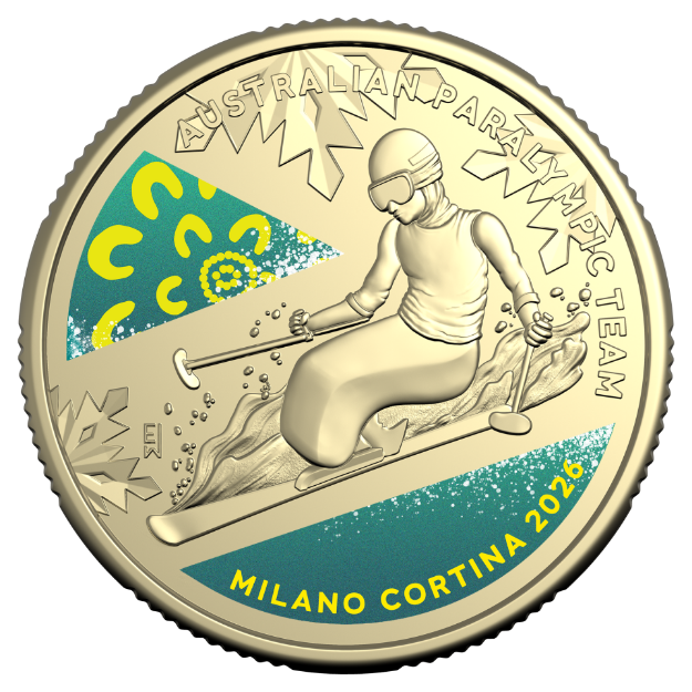 PARALYMPIC AUSTRALIAN WINTER TEAM COINS