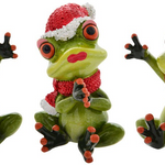 CHRISTMAS FUNNY FROGS 