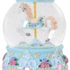MUSICAL BLUE CAROUSEL WATRBALL