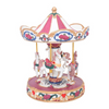 MUSICAL CHRISTMAS CAROUSEL LARGE