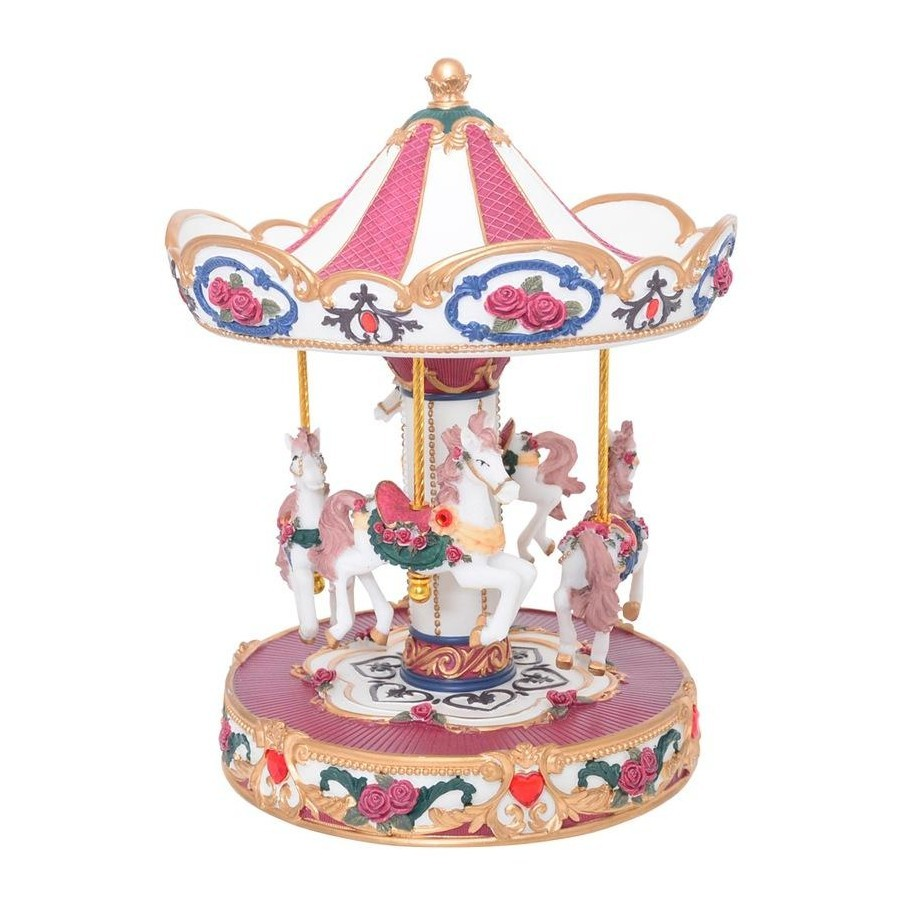 MUSICAL CHRISTMAS CAROUSEL LARGE