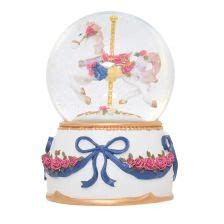 MUSICAL CHRISTMAS CAROUSEL WATERBALL