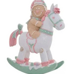 FAIRY FLOSS CHRISTMAS ROCKING HORSE