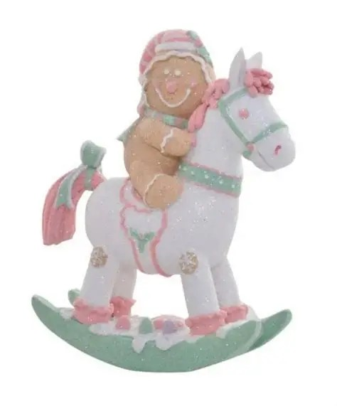 FAIRY FLOSS CHRISTMAS ROCKING HORSE