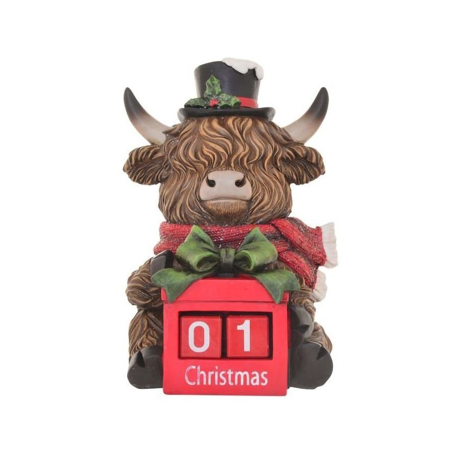 CHRISTMAS HIGHLAND COW CALENDAR