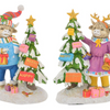 CHRISTMAS TREE HIGHLAND COW SET 2