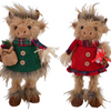 CHRISTMAS COUNTRY COW BOBBLE SMALL