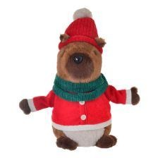 CHRISTMAS CAPYBARA SITTING