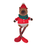 CHRISTMAS CAPYBARA DANGLY LEGS