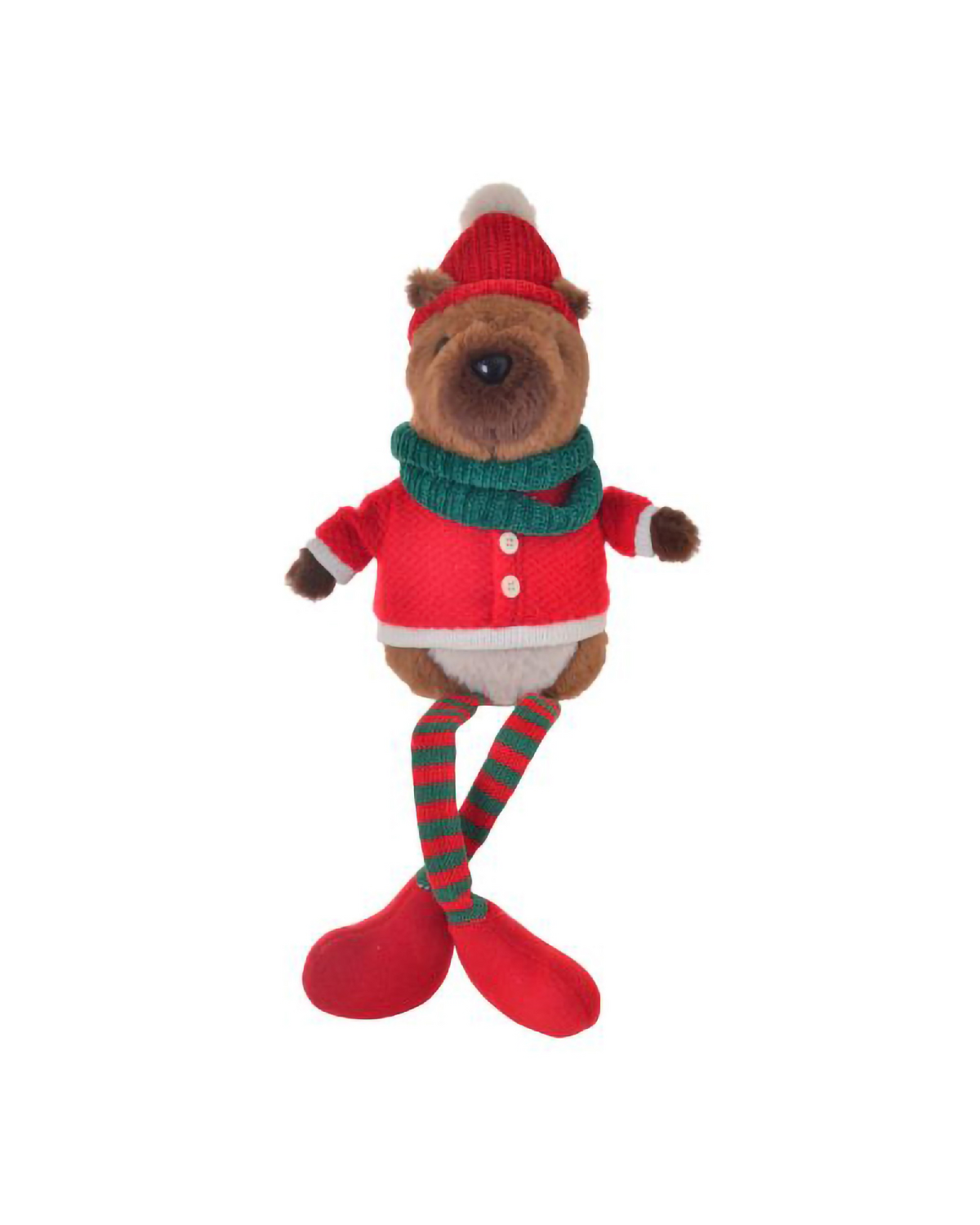 CHRISTMAS CAPYBARA DANGLY LEGS