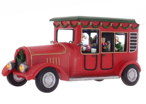 CHRISTMAS SANTA CAR MUSICAL AND LIGHT UP